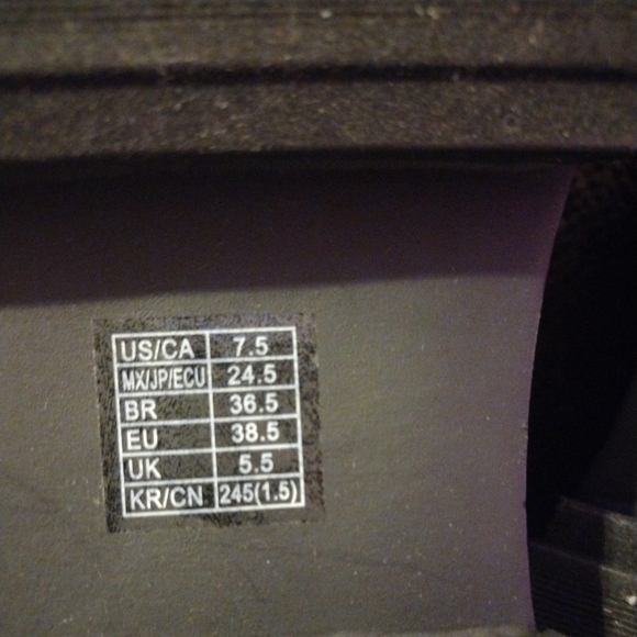 H&M Knitted Stretch Platform knee boots 7.5 New - Picture 5 of 5